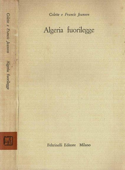 Algeria fuorilegge - Colette - copertina