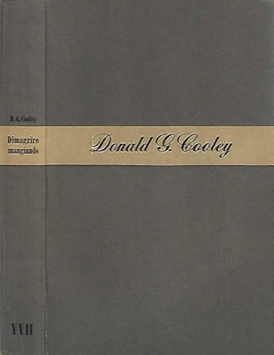 Dimagrire mangiando - Donald G. Cooley - copertina