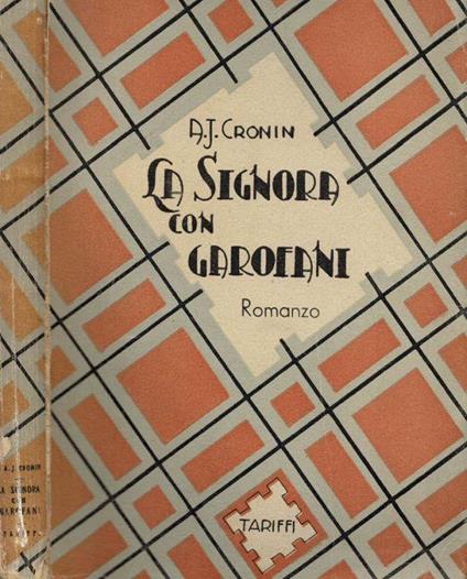 La signora con garofani - A. Joseph Cronin - copertina