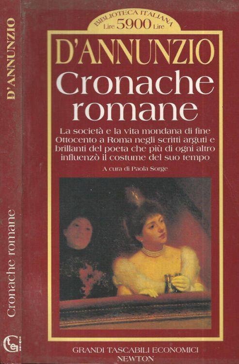 Cronache romane - Gabriele D'Annunzio - copertina