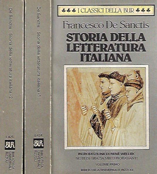Storia della letteratura italiana - Francesco De Sanctis - Libro Usato -  Rizzoli - Bur classici | IBS
