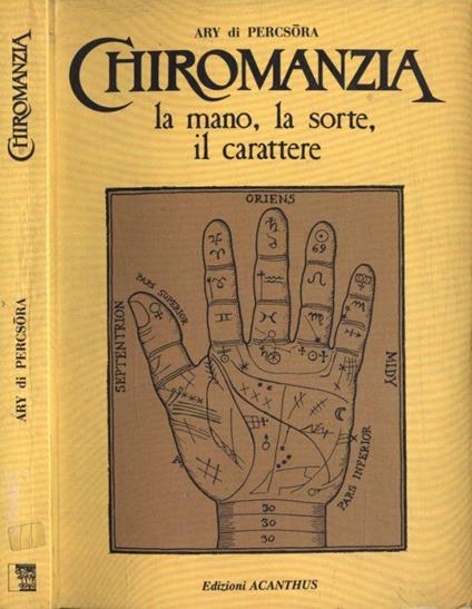 Chiromanzia - Ary Di Percsòra - copertina