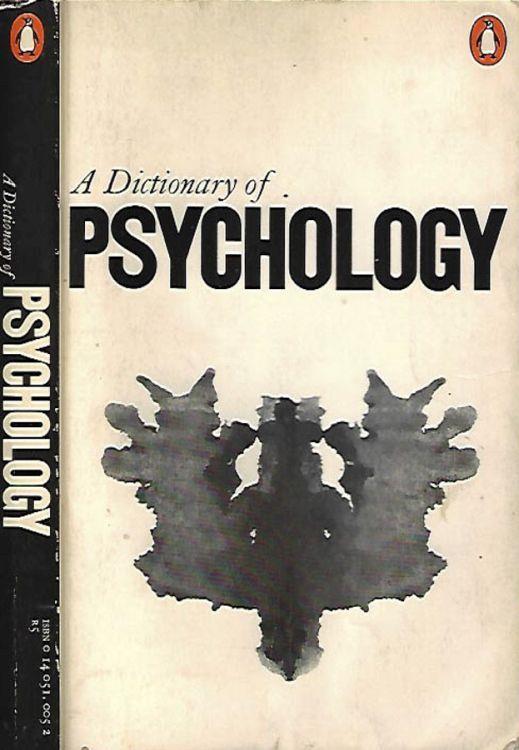 A Dictionary of Psychology - James Drever - copertina