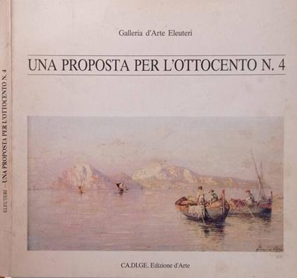 Una proposta per l’ottocento n.4 - Egidio Maria Eleuteri - copertina