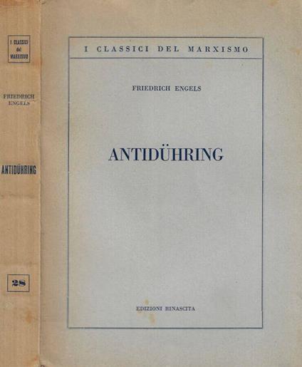 Antiduhring - Friedrich Engels - copertina