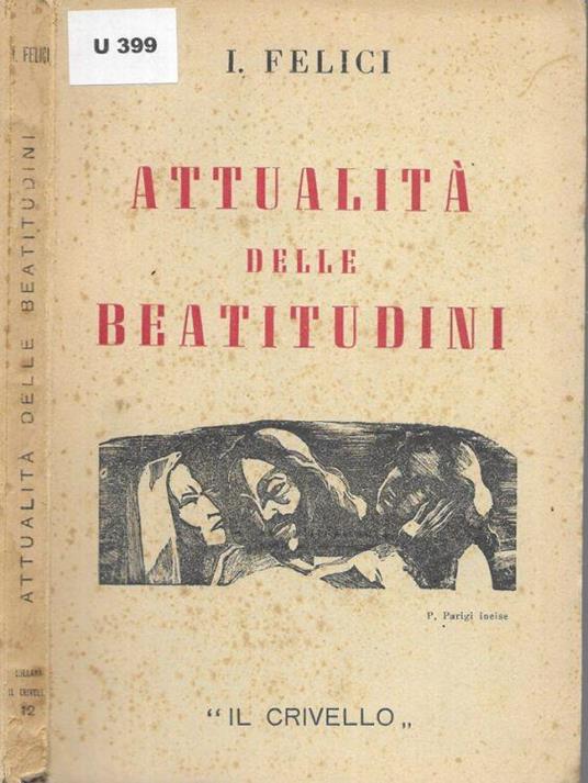 Attualità delle beatitudini - Icilio Felici - copertina