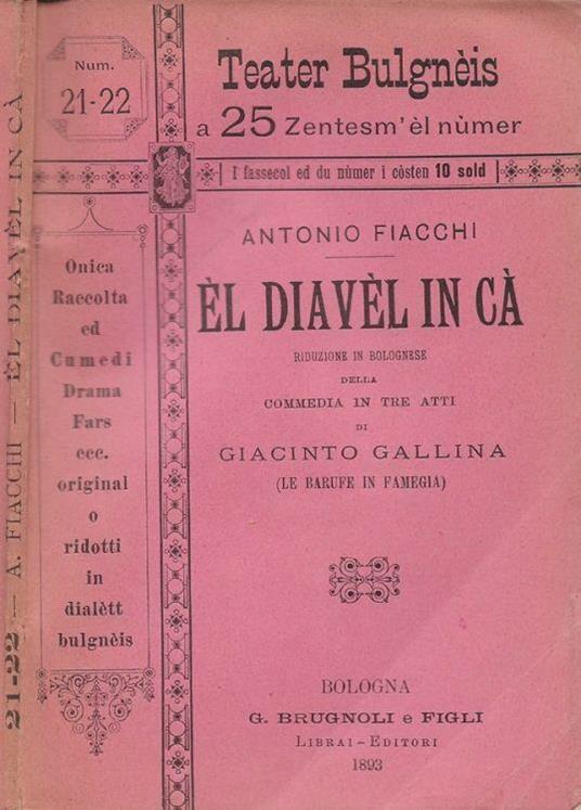 Èl diavèl in cà - Antonio Fiacchi - copertina