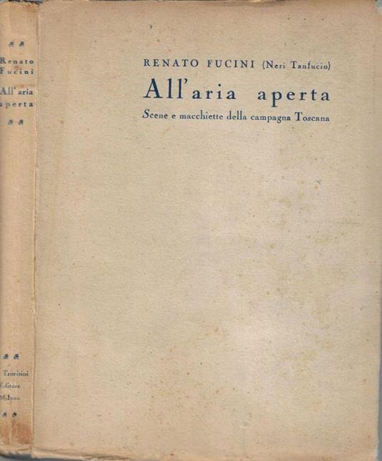 All'aria aperta - Renato Fucini - copertina