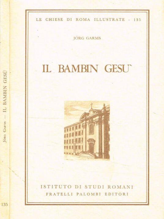 Il Bambin Gesù - Jörg Garms - copertina