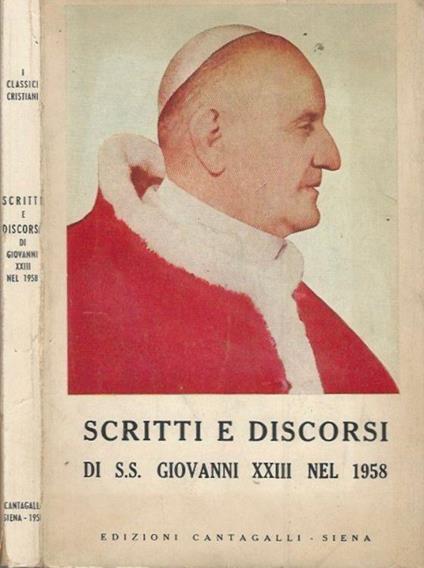 Scritti e discorsi - Giovanni XXIII - copertina