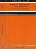 Sistemi elettorali e loro incidenza su alcune realtà istituzionali (Italian, Gran Bretagna, Francia, Spagna)