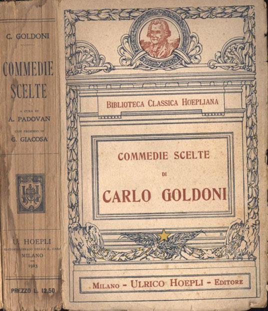 Commedie scelte - Carlo Goldoni - copertina