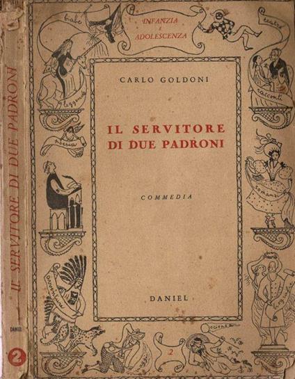 Il servitore di due padroni - Carlo Goldoni - copertina