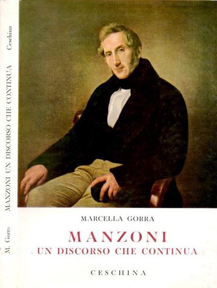 Manzoni - Marcella Gorra - copertina