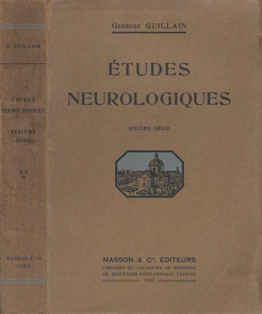 Études Neurologiques - Georges Guillain - copertina