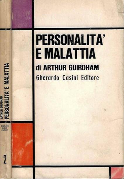 Personalità e malattia - Arthur Guirdham - copertina