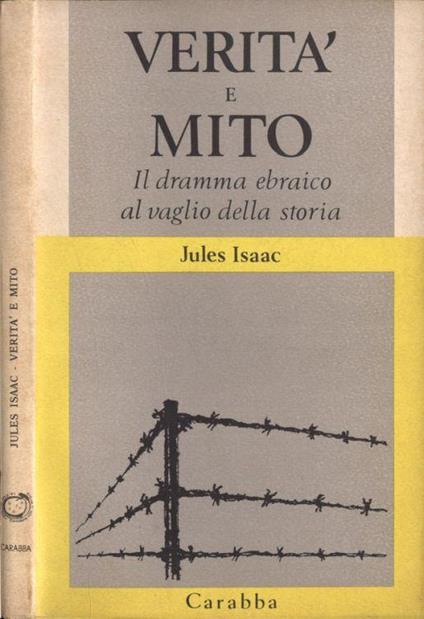 Verità e mito - Jules Isaac - copertina