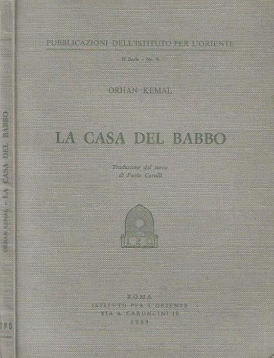 La casa del babbo - Orhan Kemal - copertina