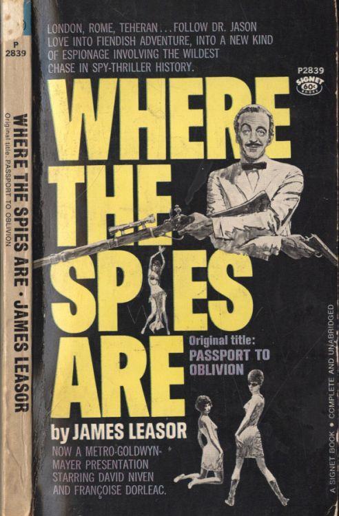 Where the spies are - James Leasor - copertina