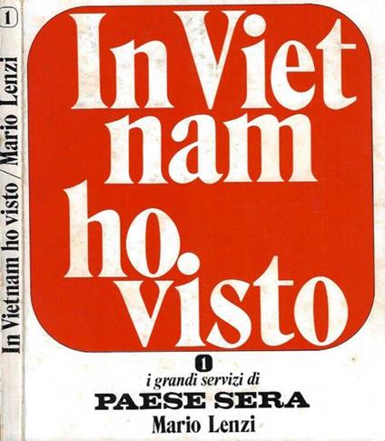 In Vietnam ho visto - Mario Lenzi - copertina