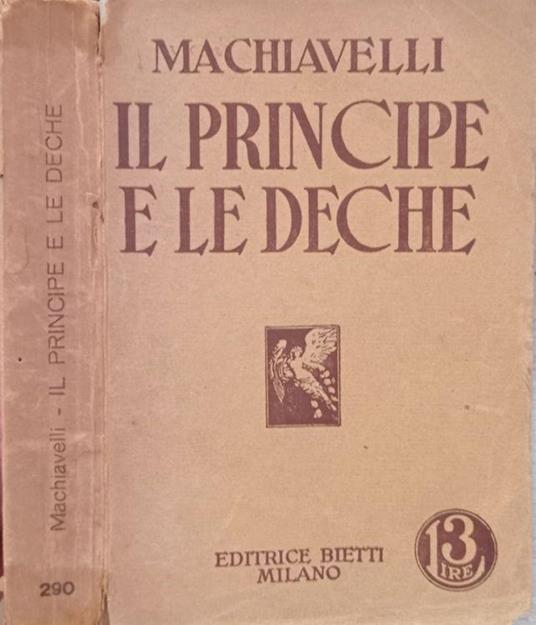 Il principe e le Deche - Machiavelli - copertina