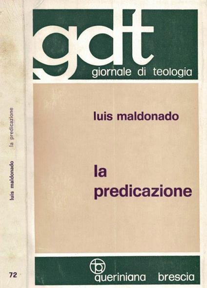 La predicazione - Luis Maldonado - copertina