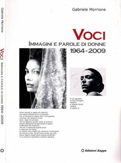 Voci - Immagini e parole di donne 1964 - 2009 - Gabriele Morrione - copertina