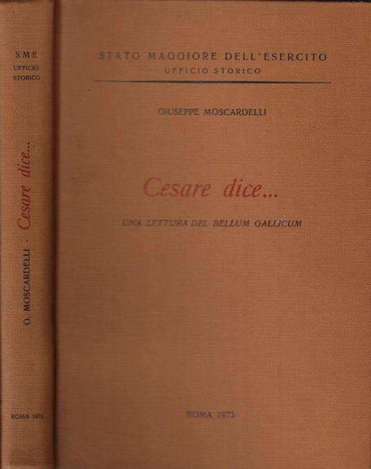 Cesare dice… - Giuseppe Moscardelli - copertina