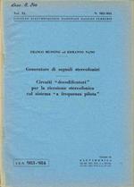 Generatore di segnali stereofonici - Circuiti 