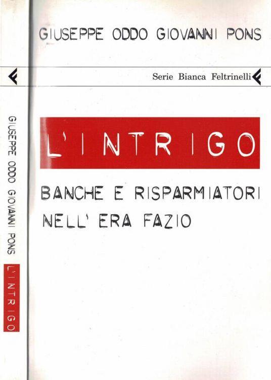 L' intrigo - Giuseppe Oddo - copertina
