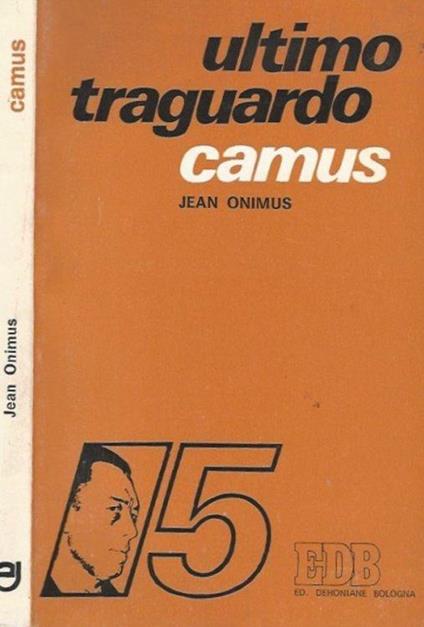 Camus - Jean Onimus - copertina