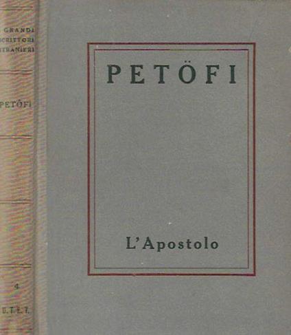 L' Apostolo - Alessandro Petofi - copertina