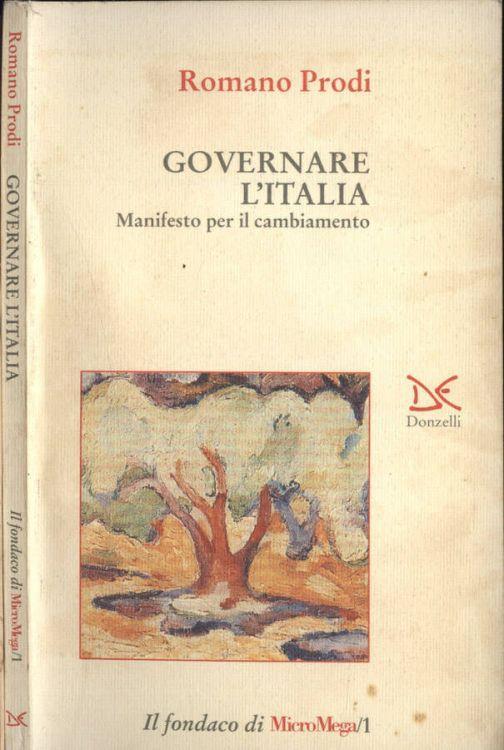 Governare l' Italia - Romano Prodi - copertina