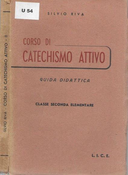 Corso di catechismo attivo - Silvio Riva - copertina