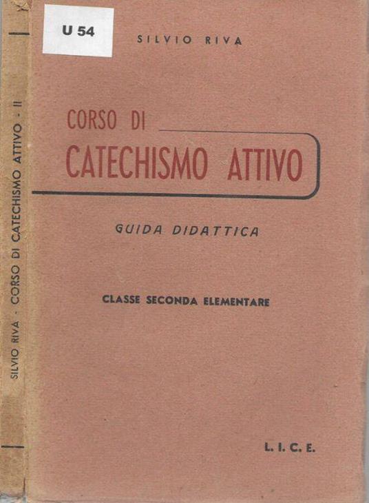 Corso di catechismo attivo - Silvio Riva - copertina