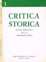 Critica storica. Rivista bimestrale, anno I n.1, gennaio 1962