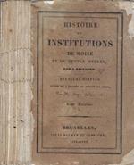 Histoire des institutions de Moise et du peuple hébreu tome III