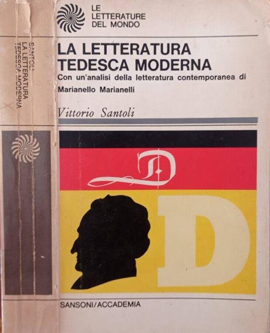 La letteratura tedesca moderna - Vittorio Santoli - copertina