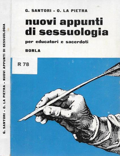 Nuovi appunti di sessuologia - Giacomo Santori - copertina