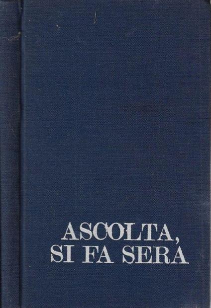 Ascolta, si fa sera - Mario Sbaffi - copertina