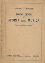 Brevi cenni di Storia della Musica