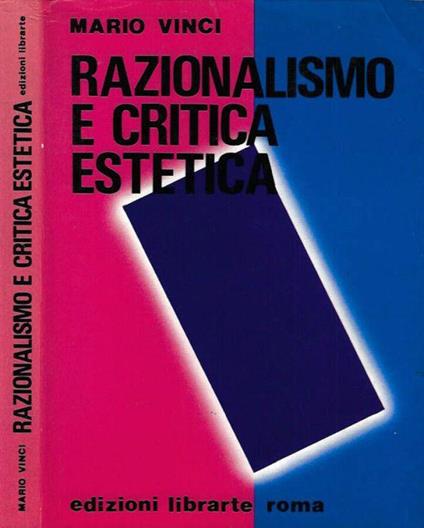 Razionalismo e critica estetica - Mario Vinci - copertina