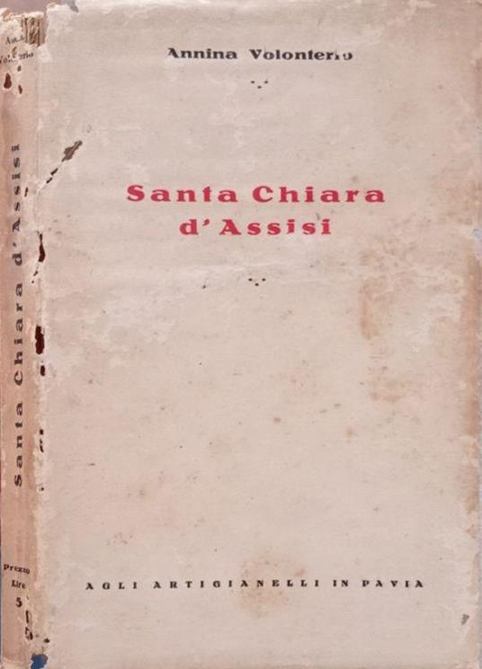 Santa Chiara d’Assisi - Annina Volonterio - copertina