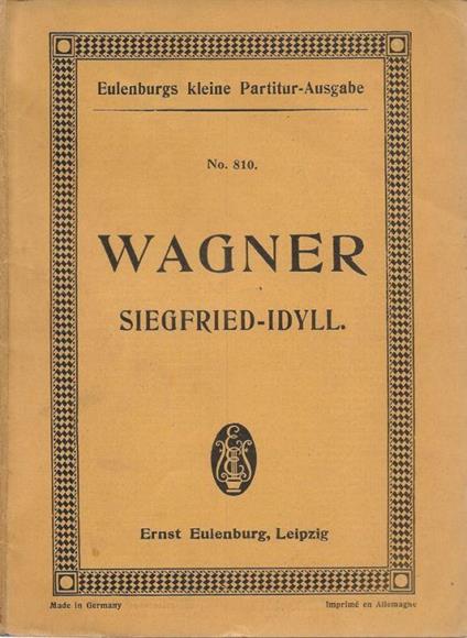 Siegfried-Idyll - Richard Wagner - copertina