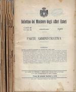 Bollettino del Ministero degli Affari Esteri anno 1910 (annata completa+indice)