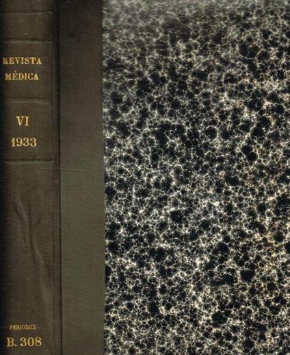 Revista medica. Germano Ibero Americana, anno VI, 1933 - copertina