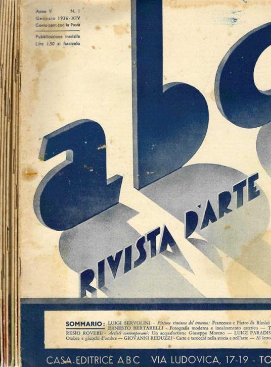 ABC del 1936 - copertina
