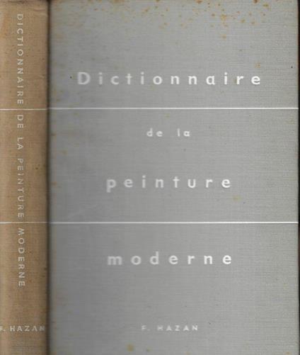 Dictionnaire de la peinture moderne - copertina