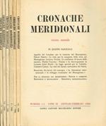 Cronache meridionali. Rivista mensile anno III, 1956, fasc.n.1/2, 3, 5, 6, 7/8, 11