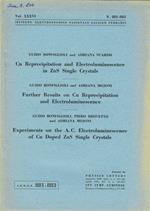 Cu Reprecipitation and Electroluminescence in ZnS Single Crystals - Further Results on Cu Reprecipitation and Electroluminescence - Experiments on the A. C. Electroluminescence of Cu Doped ZnS Single Crystals